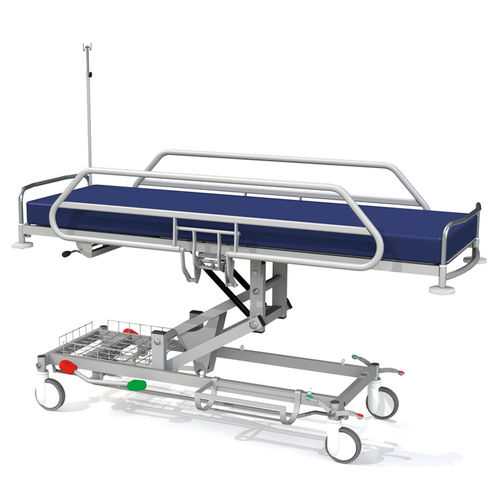 Транспортная тележка-каталка - 10.MA.1790 - JMS Healthcare Furniture - для неотложной помощи / гидравлическая / с регулируемой высотой