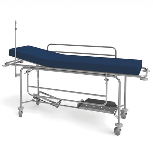 Транспортная тележка-каталка - 10.MA.1725 - JMS Healthcare Furniture - ручная / с регулируемой спинкой / 2 секции