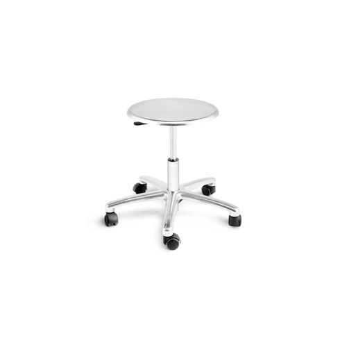 Табурет для учреждений здравоохранения - 10.AD.1409.I - JMS Healthcare Furniture - с регулируемой высотой / на роликах / серый