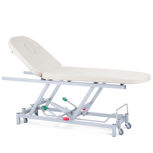 Гидравлический диагностический стол - 10.DV.1684.2 - JMS Healthcare Furniture - с регулируемой высотой / с регулируемой спинкой / на роликах
