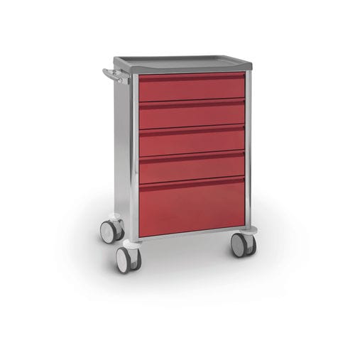 Медицинская тележка - 10.CR.1589 - JMS Healthcare Furniture - для общего применения / многофункциональная / для перевязки
