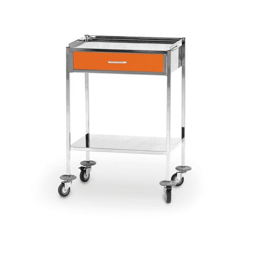 Медицинская тележка - 10.MC.7108 - JMS Healthcare Furniture - для инструментов / дополнительная / из нержавеющей стали