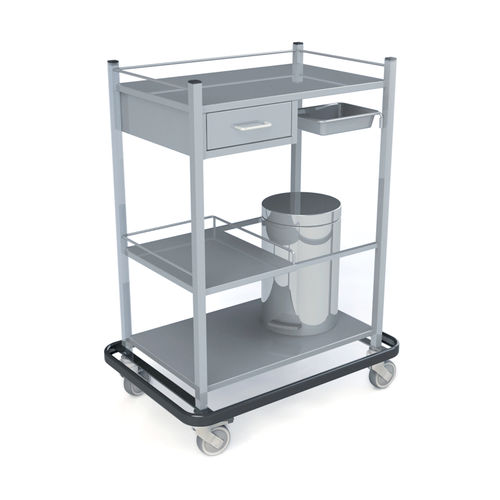 Медицинская тележка - 10.CR.1515 - JMS Healthcare Furniture - для общего применения / для перевязки / из нержавеющей стали