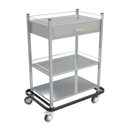 Медицинская тележка - 10.1515.A.1802 - JMS Healthcare Furniture - для общего применения / для перевязки / из нержавеющей стали