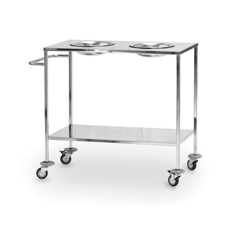 Медицинская тележка - 10.MC.7112 - JMS Healthcare Furniture - для общего применения / транспортная / из нержавеющей стали