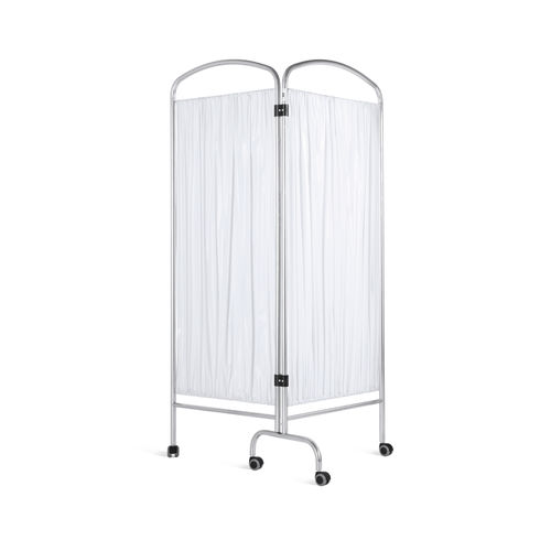Медицинская ширма на роликах - 10.BI.1204 - JMS Healthcare Furniture - складная / 2 стенки / со шторой