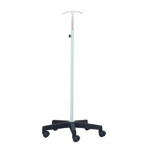 Стойка для сыворотки на роликах - 10.AD.1460 - JMS Healthcare Furniture - 2 крюка / телескопическая