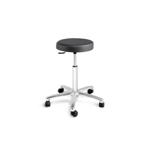 Табурет для учреждений здравоохранения - 10.AD.1409.C - JMS Healthcare Furniture - с регулируемой высотой / на роликах / черный