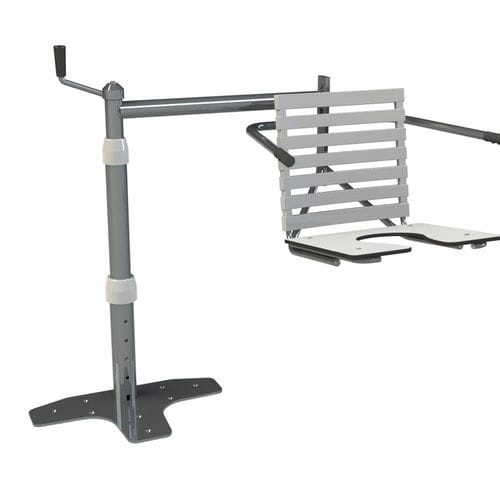 Сиденье для душа с подлокотниками - 10.CD.1305 - JMS Healthcare Furniture - с отверстием для туалета / со спинкой / подвесное