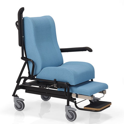 Наклонное кресло для отдыха - 10.CD.1365 - JMS Healthcare Furniture - гериатрическое / с опорой для голеней / на роликах