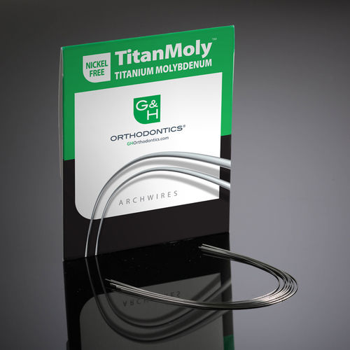 Ортодонтическая нить из титана - TitanMoly™ series - G&H Orthodontics - прямоугольная / круглая