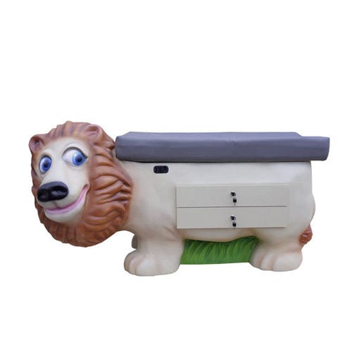 Педиатрический диагностический стол - Zoopal Lion - PediaPals - ручной / с фиксированной высотой / с ящиком для хранения