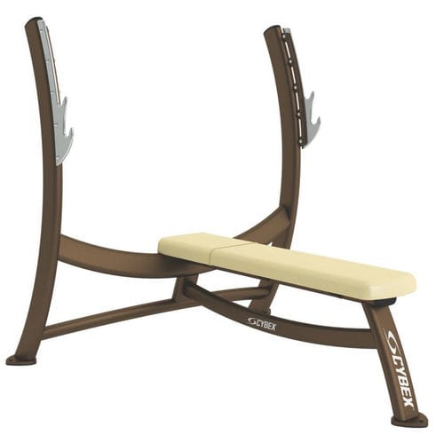 Плоская силовая скамья - Free Weights 16010 - Cybex - с держателем гантелей