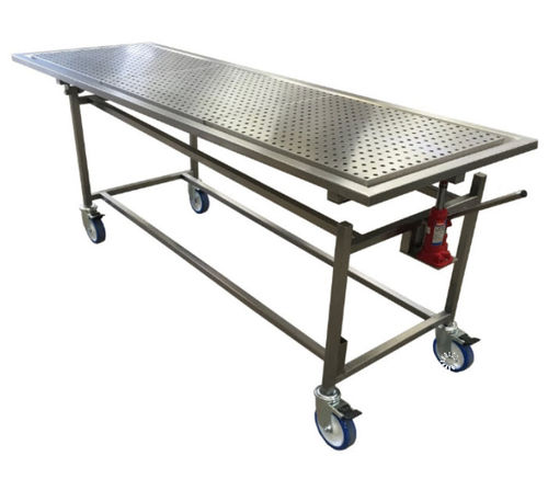 Тележка для трупов для трансфера пациента - MSGH - Mortuary Solutions - из нержавеющей стали