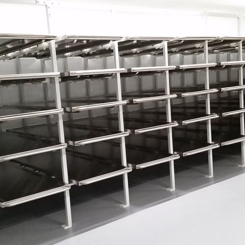 Модульный стеллаж - MSRK - Mortuary Solutions - для хранения трупов / из нержавеющей стали