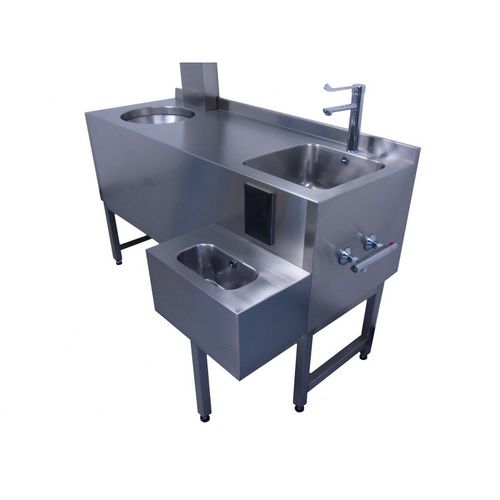 Желоб для бальзамирования из нержавеющей стали - MSHSC - Mortuary Solutions