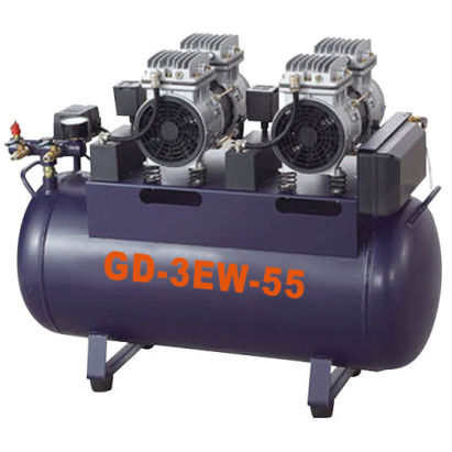 Стоматологический компрессор - GD-3EW-55 - Foshan Gladent Medical Instrument Co.,Ltd - медицинский / 1 установка / без масла