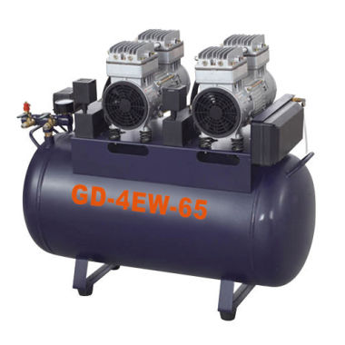 Стоматологический компрессор - GD-4EW-65 - Foshan Gladent Medical Instrument Co.,Ltd - медицинский / 1 установка / без масла