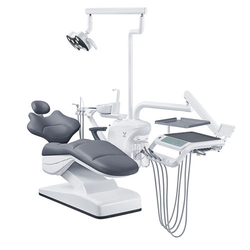 Стоматологическая установка с электрическим креслом - GD-S800  - Foshan Gladent Medical Instrument Co.,Ltd - с гибким подголовником / с аппаратом для гигиены / с держателем инструментов