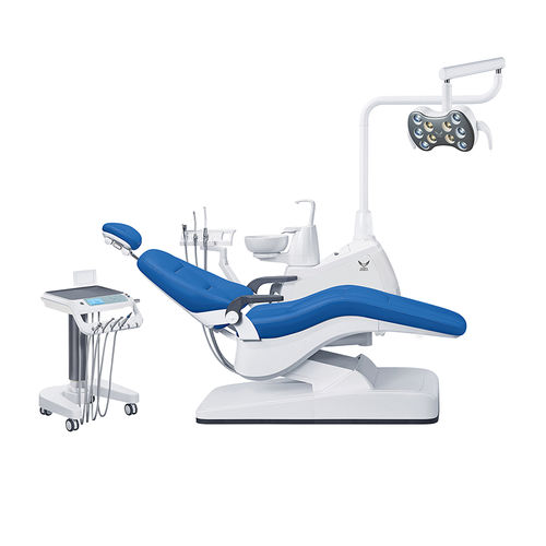 Стоматологическая установка с монитором - GD-S350D - Foshan Gladent Medical Instrument Co.,Ltd - с держателем инструментов / с освещением