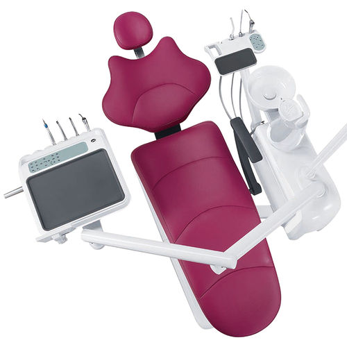 Стоматологическая установка с электрическим креслом - GD-S300 2025 model - Foshan Gladent Medical Instrument Co.,Ltd - компактная / с монитором / с держателем инструментов