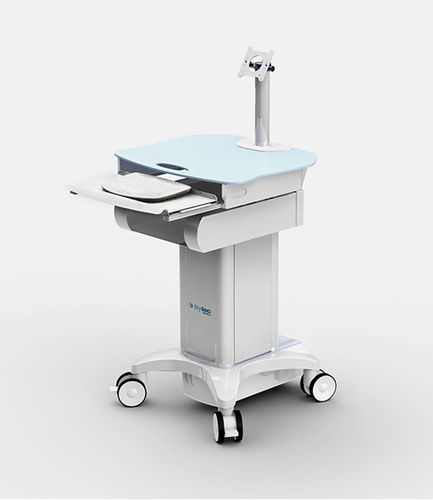 Компьютерная тумба с выдвижным ящиком - Smart-Cart - Bytec Healthcare - с регулируемой высотой / на аккумуляторе