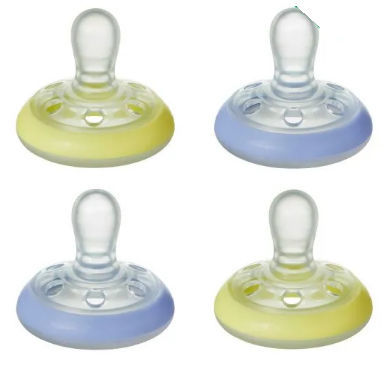 Соска-пустышка для младенцев из силикона - Night Time - tommee tippee