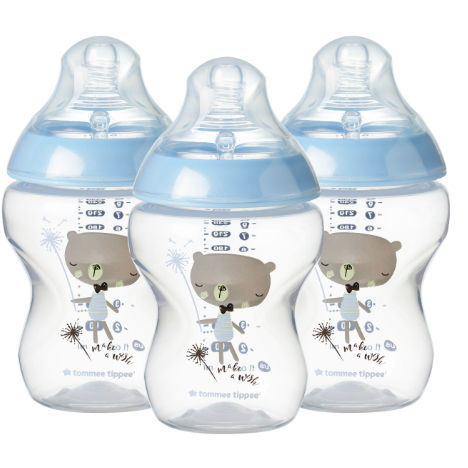 Бутылочка с соской из силикона - Make A Wish Blue - tommee tippee