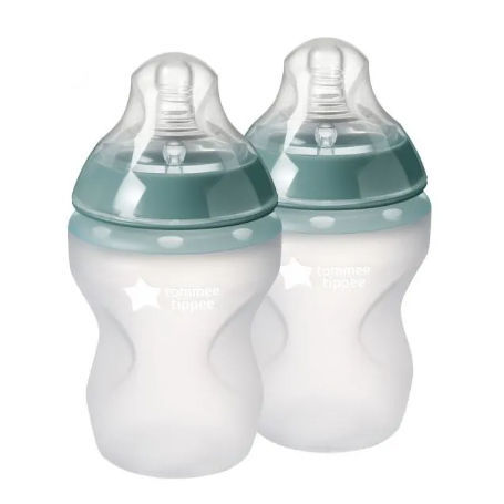 Бутылочка с соской из силикона - Closer to Nature - tommee tippee