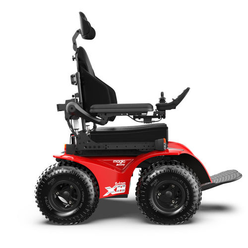 Электрическая инвалидная коляска - Extreme X8 - Magic Mobility - вездеход / с регулируемой высотой / с опорой для голеней