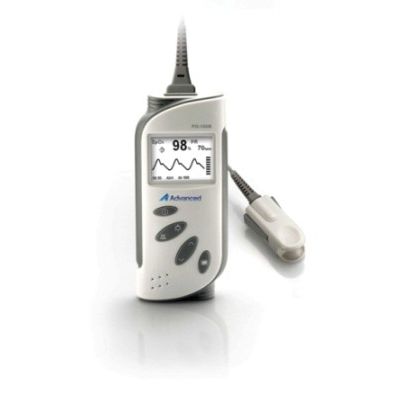 Портативный пульсоксиметр - PO-100B - Advanced Instrumentations - медицинский / на аккумуляторе / с внешним датчиком