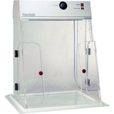 Лабораторная рабочая станция для PCR - CleneCab - Herolab GmbH Laborgeräte - настольный