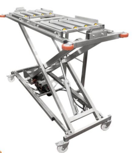 Транспортная тележка для трупов - TRAYLIFT1700-SL - Hiplaas - для загрузки / для разгрузки / из нержавеющей стали