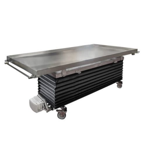 Стол для установки гроба - BODYCART300 - Hiplaas - прямоугольный / с регулируемой высотой / откидной