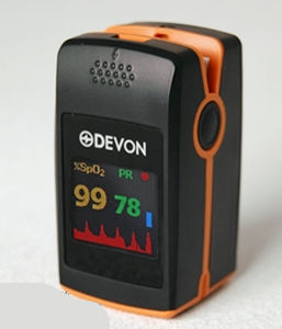 Пальцевый пульсоксиметр - PC-60E  - Devon Medical Products - компактный / педиатрический / с внешним датчиком