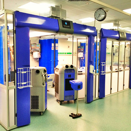 Изолятор для чистого помещения - Bioquell POD - Bioquell - класс III / напольный / с HEPA-фильтром