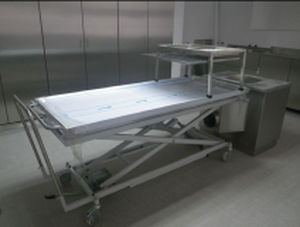 Тележка для трупов для трансфера пациента - MA-1260 - MEDIS Medical Technology - ручная / из нержавеющей стали / с переменной высотой