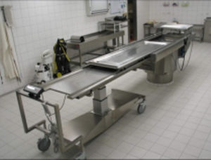 Рабочий стол - MA-3502 - MEDIS Medical Technology - для сечения / прямоугольный / из нержавеющей стали