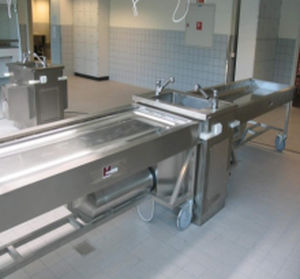 Стол для сечения - MA-2004 - MEDIS Medical Technology - прямоугольный / на роликах / анкерный