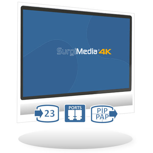 Система управления для визуализации - XXL 4K-IPE 50 - SURGIMEDIA / ISIS - DICOM-файла / для системы архивации и передачи изображений / видео
