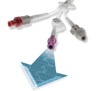 Катетер для манометрии - Xcela® Hybrid PICC - Navilyst Medical - центральный венозный / 3 люмена