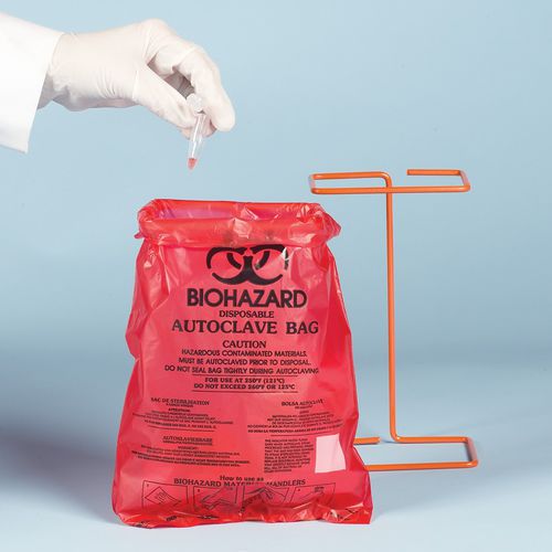Биологически опасный пакет для упаковки - F13166-0000 - ATS Scientific Products - для медицинских отходов / стерилизуемый в автоклаве