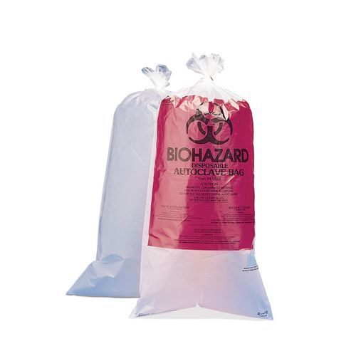 Биологически опасный пакет для упаковки - F13161-0005 - ATS Scientific Products - для медицинских отходов / стерилизуемый в автоклаве