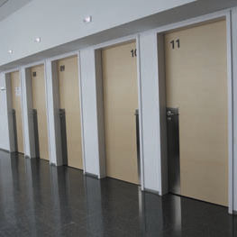 Дверь для учреждений здравоохранения - SOLECO DOORS - створчатая