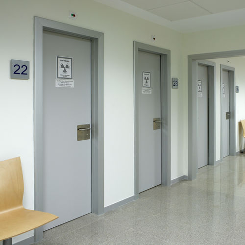 Дверь для радиологического отделения - SOLECO DOORS - раздвижная