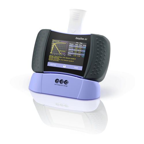 Компьютеризованный спирометр - EasyOne® Air - ndd Medical Technologies - переносной / для обнаружения эмфиземы / с сенсорным экраном