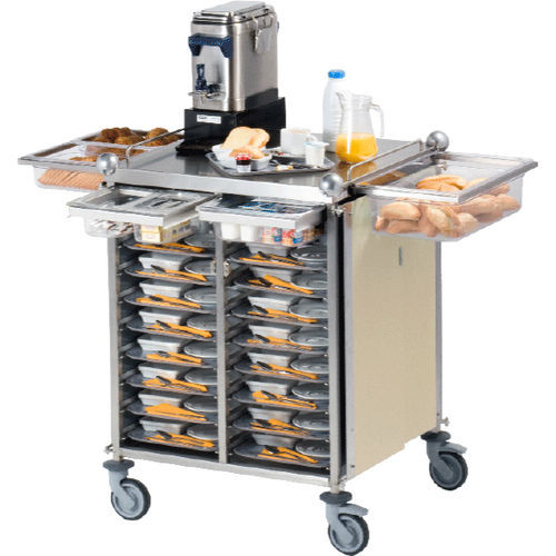 Тележка для больниц - SERVIS EVO - ELECTRO CALORIQUE Groupe - служебная / для подачи пищи / завтрак
