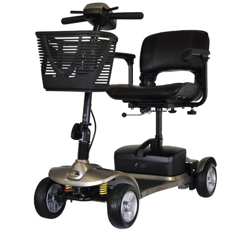 Электрический скутер для лиц с ограниченной мобильностью - K-LITE  - KYMCO Healthcare - 4-колесный / складной / с корзиной