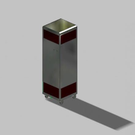 Мобильный очиститель воздуха - 66002 - Inertec - с HEPA-фильтром / для учреждений здравоохранения / высокоэффективный
