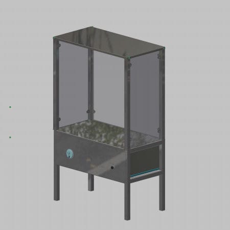 Вытяжной шкаф выпуска - 60000 - Inertec - для лабораторий / напольный / HEPA